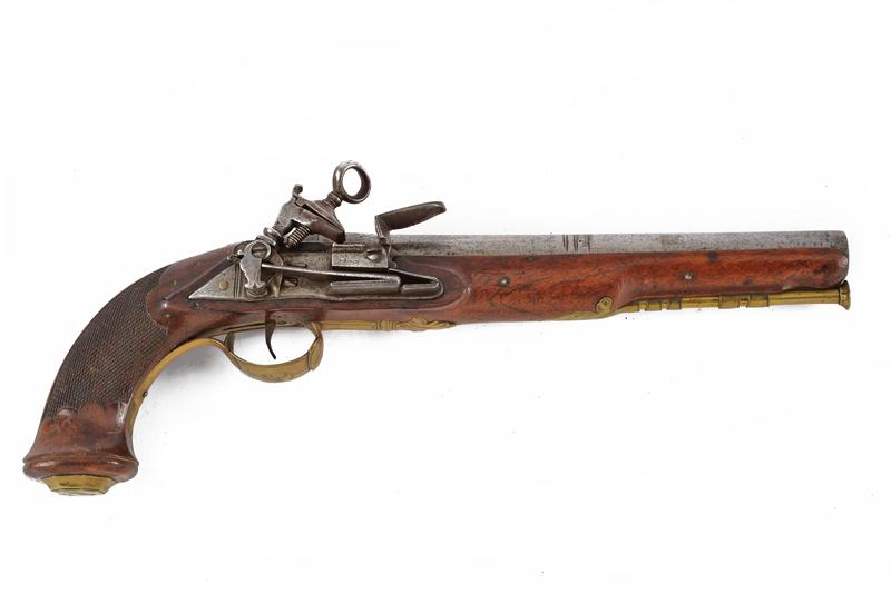 Pistola a pietra focaia da ufficiale