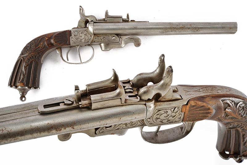 Pistola a spillo a due canne