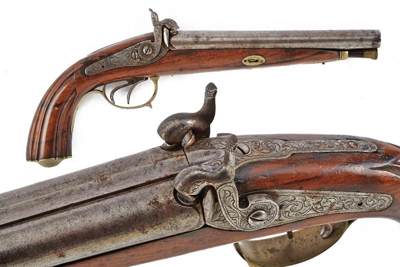 Pistola a luminello a due canne