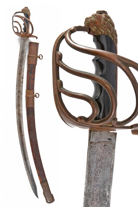 Rara sciabola dei bersaglieri adottato nel 1850