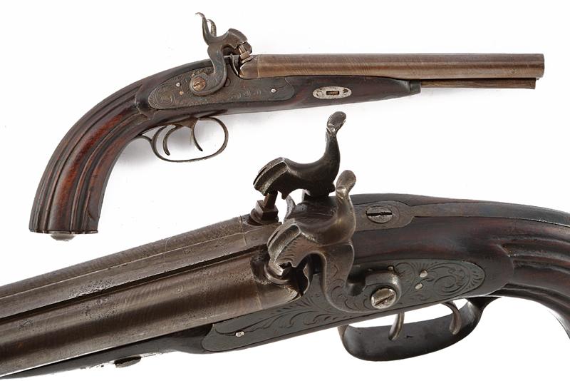 Pistola a luminello a due canne