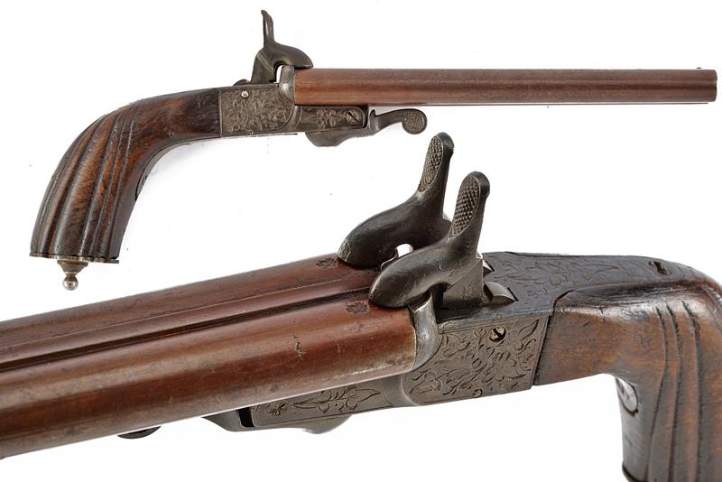 Pistola a spillo a due canne