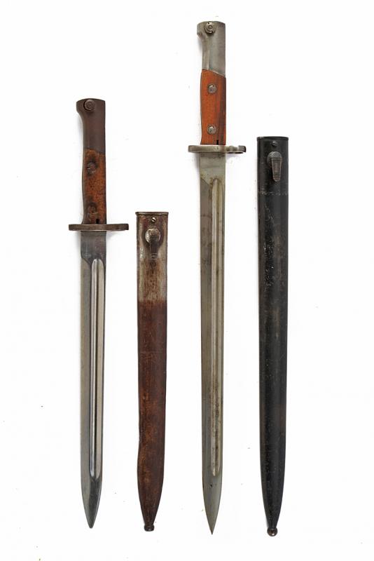 Lotto di due baionette Mauser