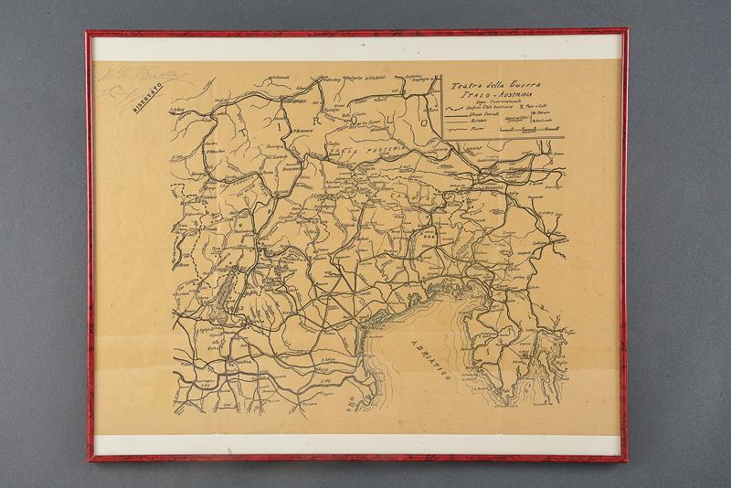 Mappa riservata guerra Italo-Austriaco