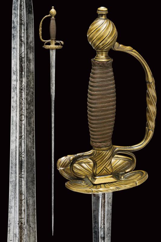 Spadino da ufficiale mod. 1774
