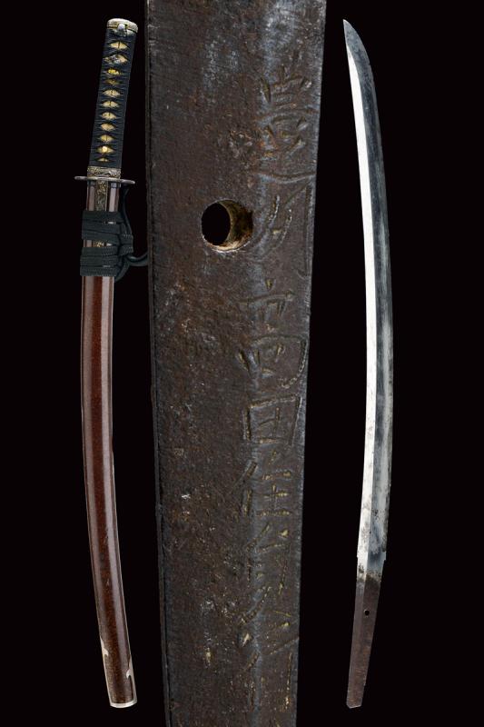 O-wakizashi in koshirae, mei: Sadayuki