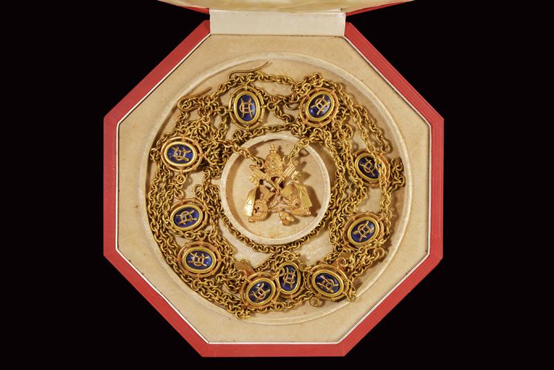 Collare da Cameriere segreto, epoca di Papa Benedetto XV