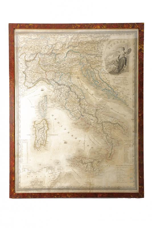 Mappa dell'Italia preunitaria