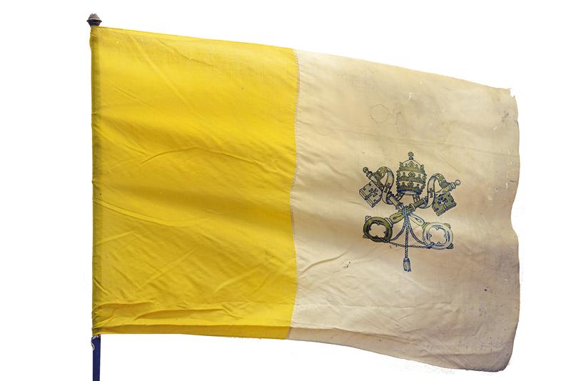 Grande bandiera pontificia