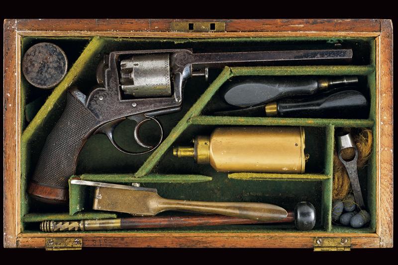 Revolver a luminello Deane, Adams & Deane in cassetta