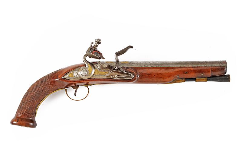 Pistola a pietra focaia composita