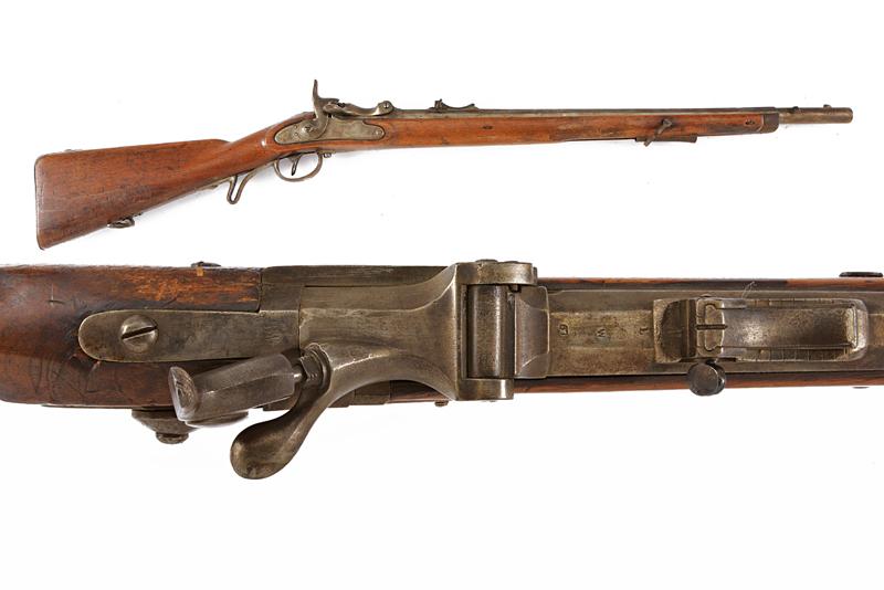Jagerstutzen Mod. 1867 con sistema Wanzel a retrocarica