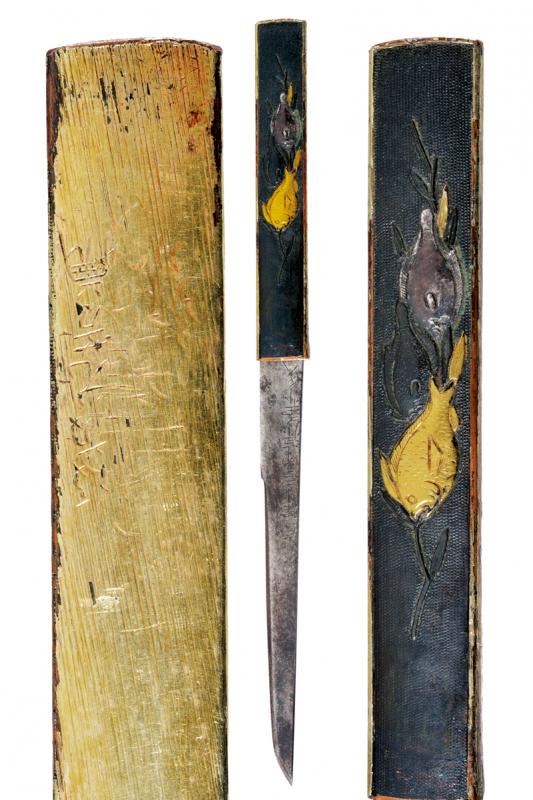 Kozuka con kogatana