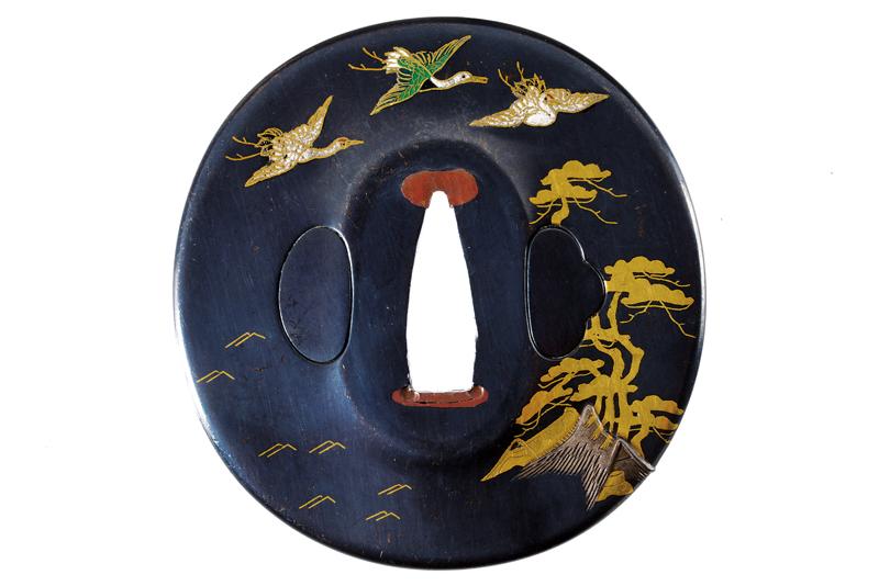 Tsuba firmata Tenkodo Hidekuni