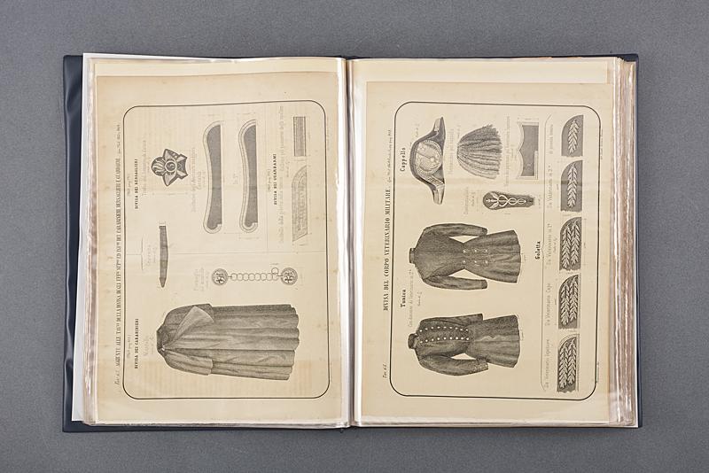 75 tavole con incisioni Giornale Militare dal 1863 al 1900