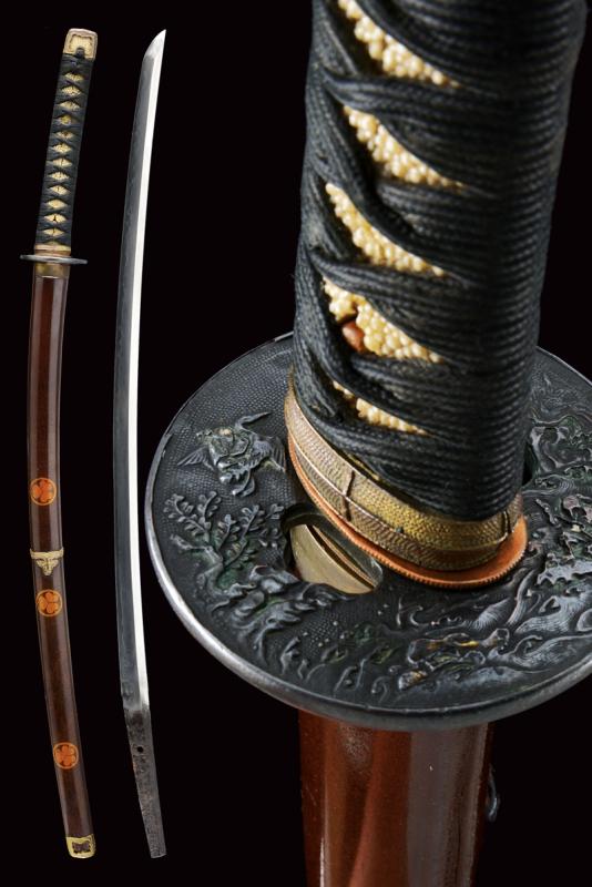 Katana in montatura handachi scuola Mino