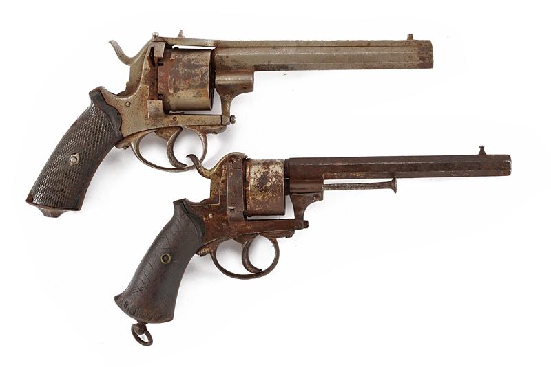 Lotto di due revolver a spillo