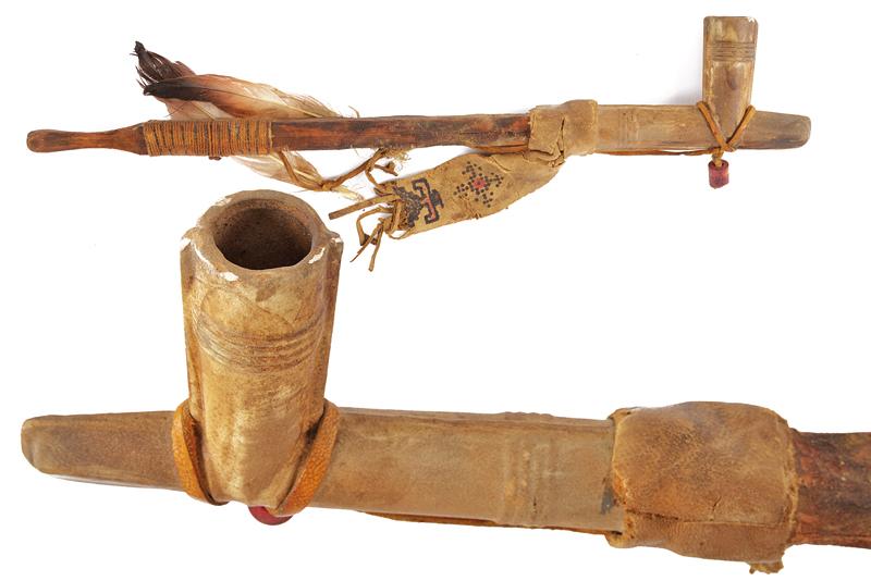 Calumet della pace dei Sioux Lakota
