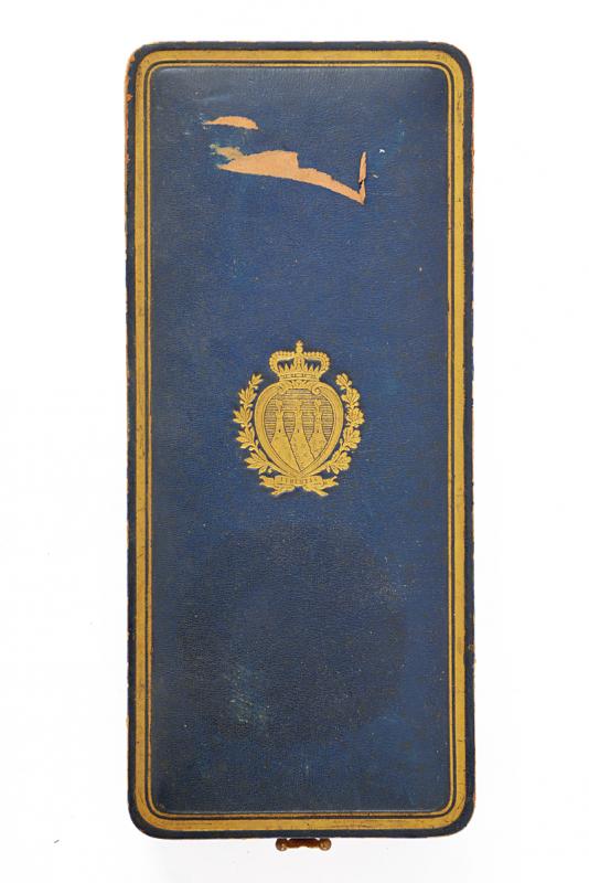 Scatola per Gran Croce Ordine Repubblica San Marino