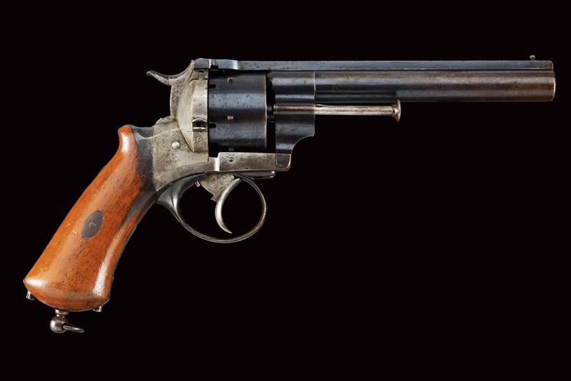 Rarissimo revolver Lefaucheux a spillo a tripla azione