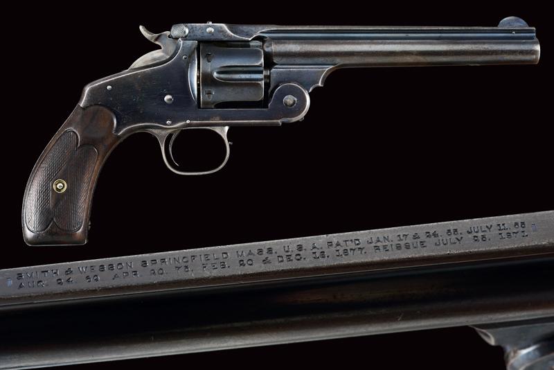 Interessante S&W New Model No. 3 Single Action Revolver per la marina giapponese