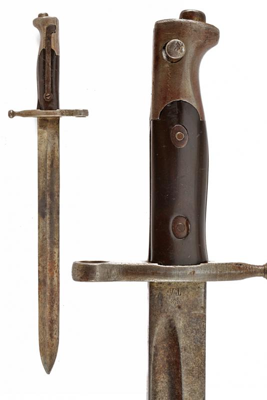 Baionetta Vetterli 70/87 per fucile Carcano 91
