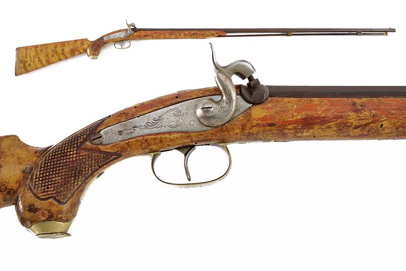 Fucile da caccia a luminello con calcio a manico di pistola