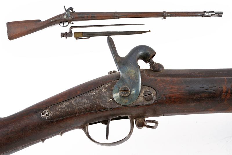 Fucile da fanteria a luminello Mod. 1842 con baionetta