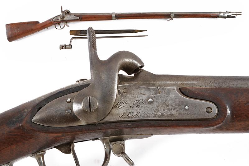 Fucile a luminello da fanteria Mod. 1822T con baionetta