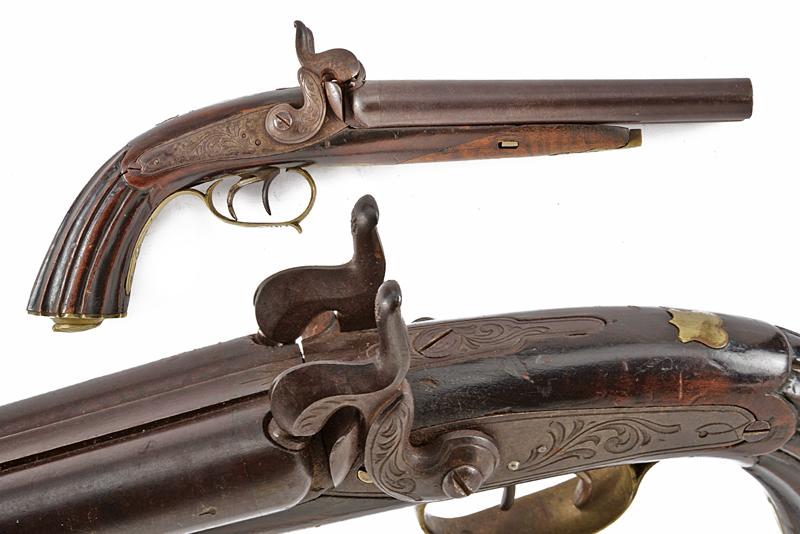 Pistola a luminello a due canne