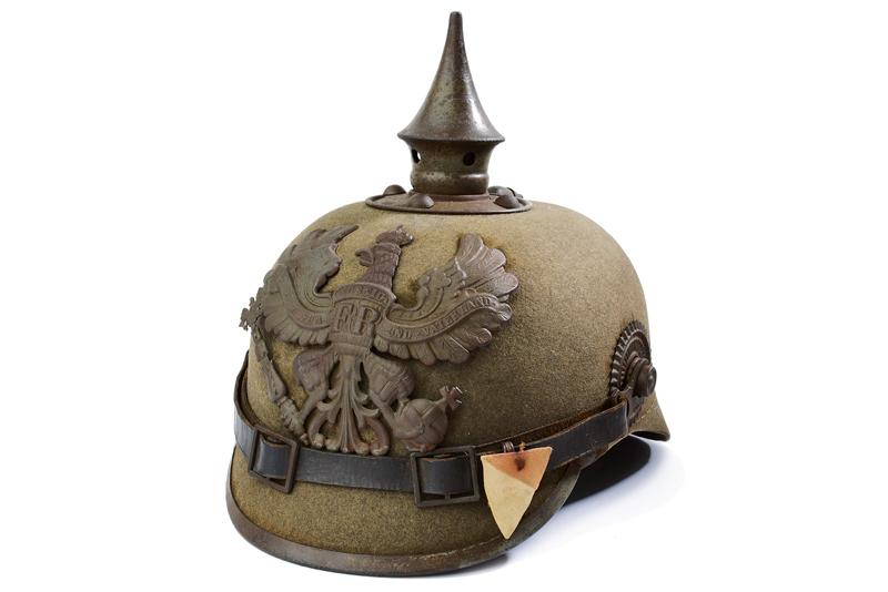 Pickelhaube da truppa di fanteria