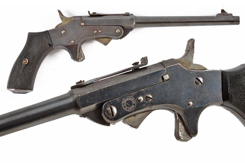 Piccola pistola da tiro a retrocarica di Francotte