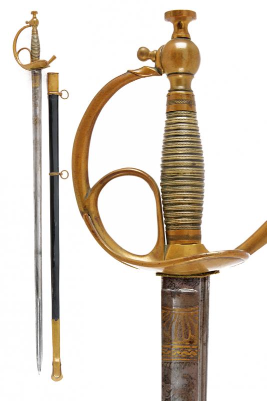 An 1833 model "Albertina" sword