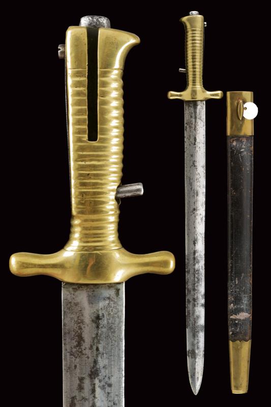 Baionetta Mod. 1843 per moschetto da artiglieri