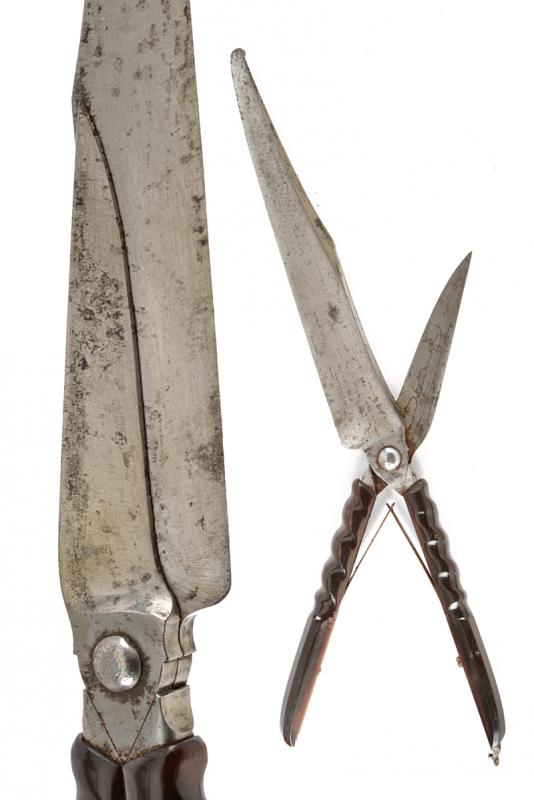 Raro coltello-forbice da marinaio