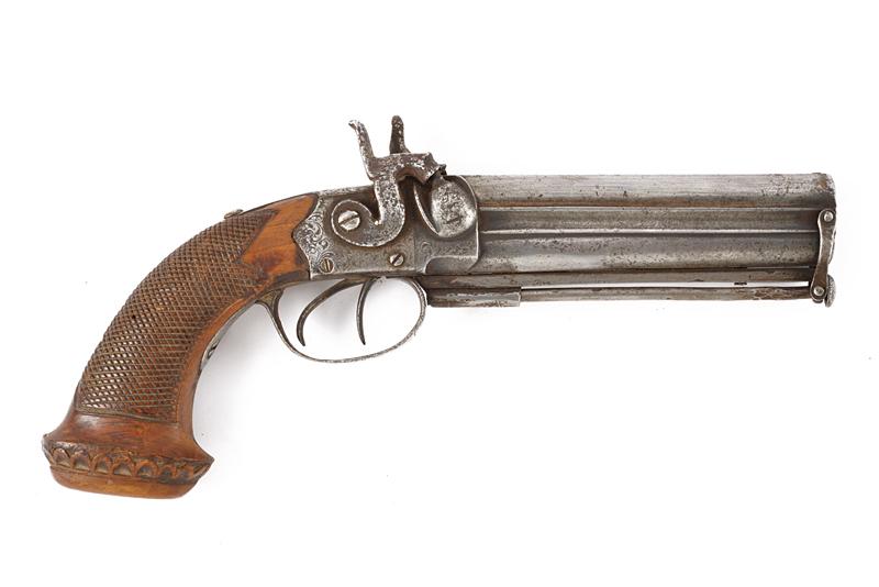 Pistola a luminello con canne sovrapposte