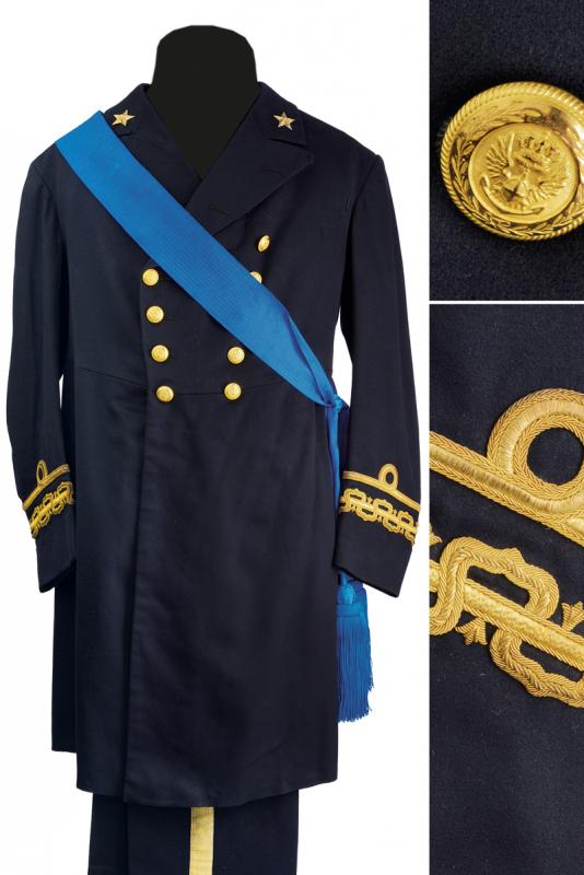 Uniforme di servizio del Contrammiraglio Camillo Candiani (1841-1919)