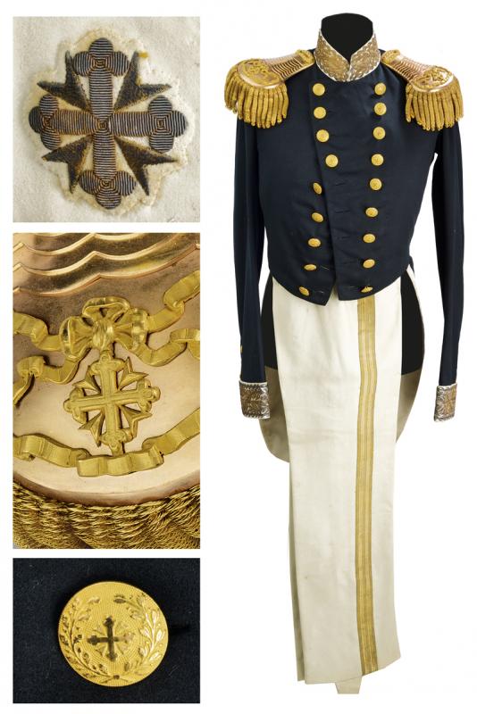 Uniforme da cavaliere dell'Ordine dei Santi Maurizio e Lazzaro