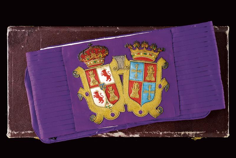 Fascia con stemma di alleanza 