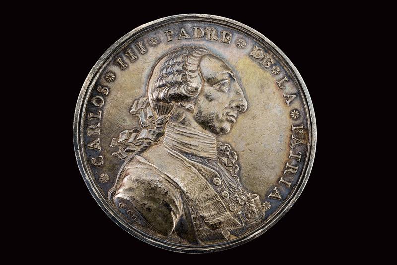 Medaglia in argento Carlos III