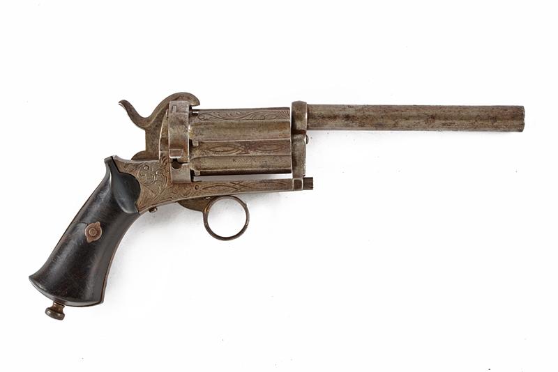 Pepperbox revolver a spillo
