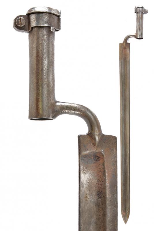 Baionetta a ghiera Mod. 1807 con fodero per fucile Jägerstutzen