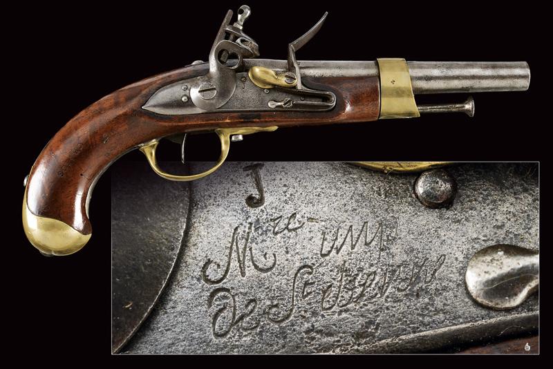 Pistola da cavalleria a pietra focaia mod. AN IX