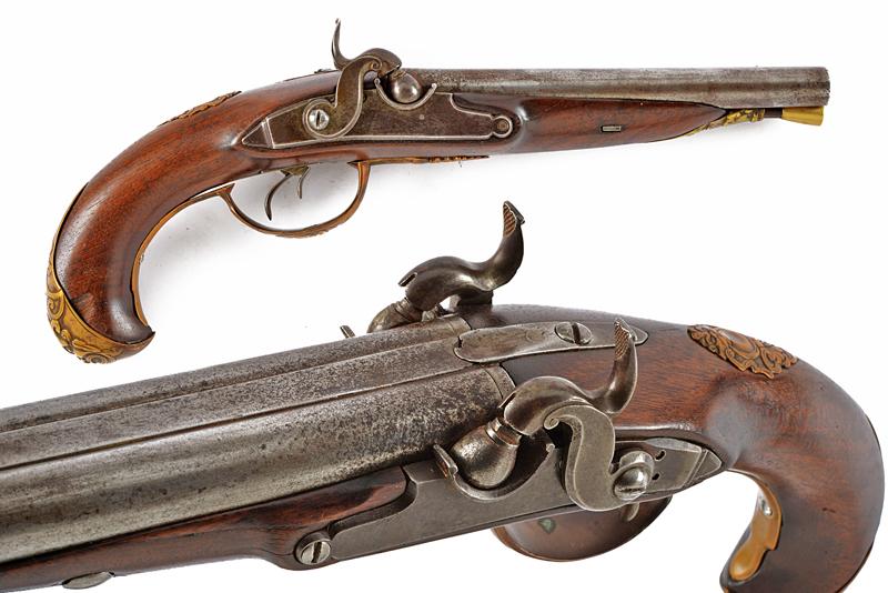 Pistola ridotta a luminello a due canne
