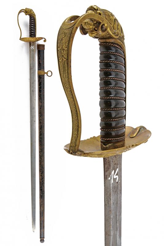 Spada da ufficiale della Guardia Civica Mod. 1847