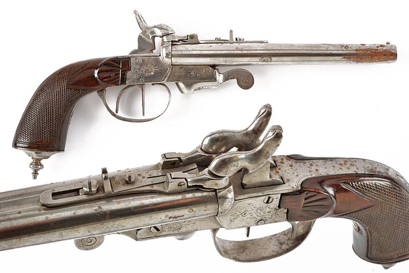 Pistola a spillo a due canne