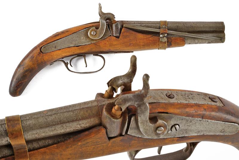 Pistola sovrapposto a luminello