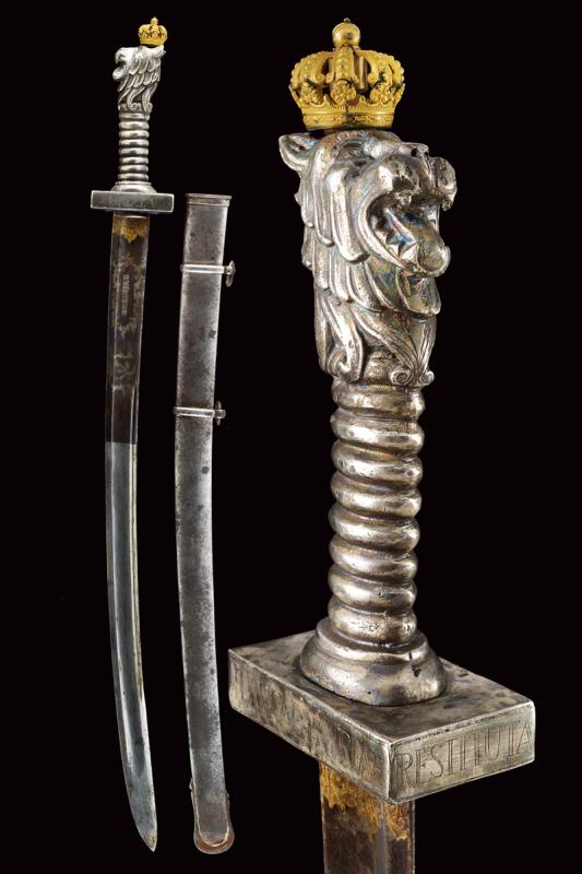 Interessante sciabola d'onore