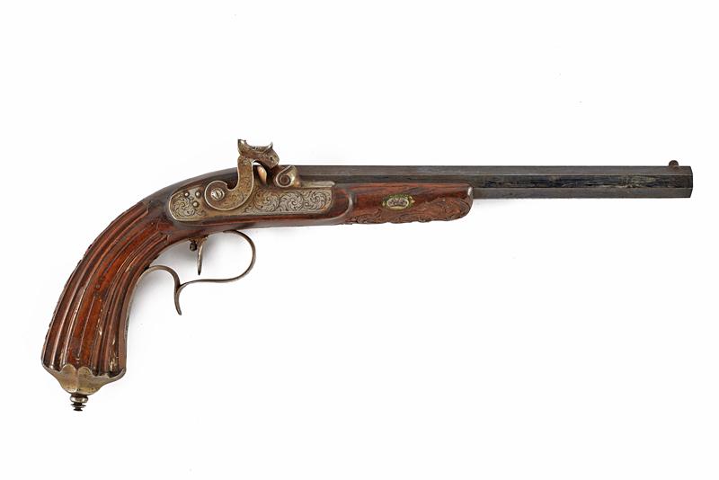 Pistola da tiro a luminello