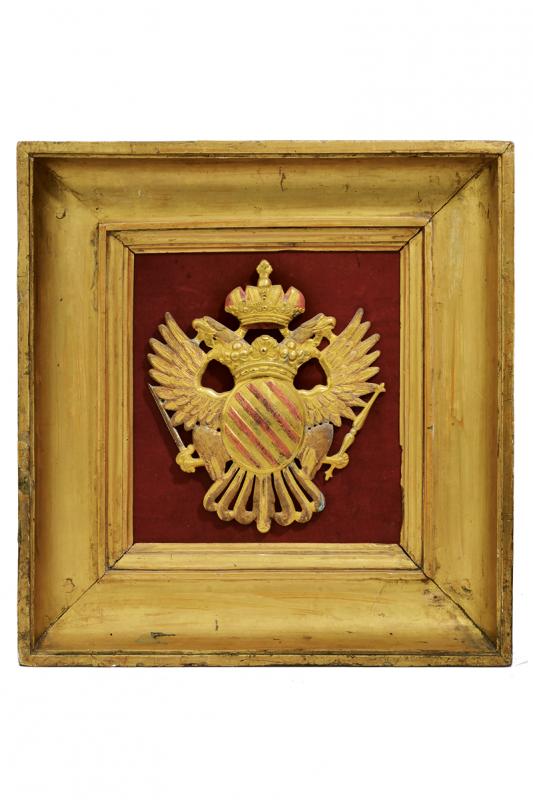 Bellissimo stemma con aquila imperiale
